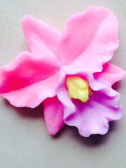 แม่พิมพ์ซิลิโคน ดอกกล้วยไม้ 4 ช่อง 95 g สั่งผลิตขั้นต่ำ 2 ชิ้น JCUU