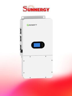 Growatt SPH 10000TL-HU อินเวอร์เตอร์ Hybrid On-Grid/Off-Grid 10Kw 1เฟส