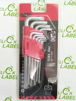 Tools (เครื่องมือช่าง) Torx Key Set 9 Pcs.