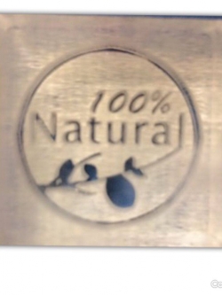 แสตมป์สบู่ Natural 100% ขนาด 3*3*1 cm
