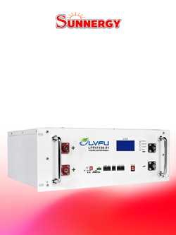 LVFU LFR-51100 Battery LiFePO4 แบตเตอรี่โซล่าเซลล์ ชนิดลิเธียมฟอสเฟต 51.2V 100Ah