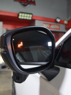 ชุดกระจกช่วยเตือนมุมอับสายตา V2 ( BSD ) CIVIC FE / FE e:HEV