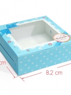 กล่องสบู่ โชว์หน้าสบู่ ลายดอกไม้ 60 ชิ้น