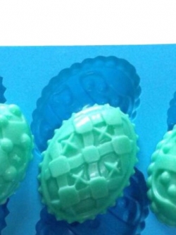 แม่พิมพ์สบู่รูปไข่ 6*8.5*3.5 cm