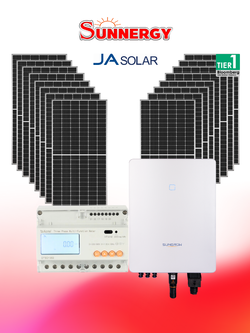ชุดโซลาร์เซลล์ระบบออนกริด Sungrow ขนาด 10KW 3PH