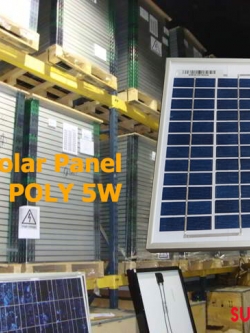 แผงโซล่าเซลล์โพลี 5W