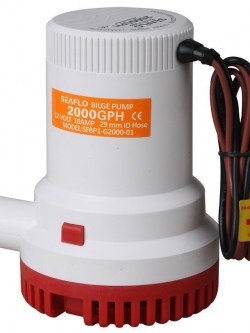 โซล่าปั๊ม (Solar Pump) ยี่ห้อ Bilge ขนาด 2000GPH 24V