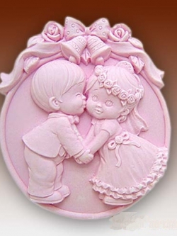 แม่พิมพ์ซิลิโคน รูปคู่รัก 100g