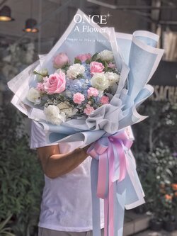 Import Mix Flower Pastel Tone Bouquet