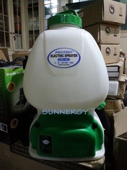 เครื่องพ่นยาไฟฟ้า ความจุ 16 ลิตร แบตเตอรี่ 12 A