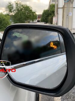 ชุดระบบช่วยเตือนมุมอับสายตาที่กระจกมองข้าง V2 (Blind Spot Monitor) CR-V G5