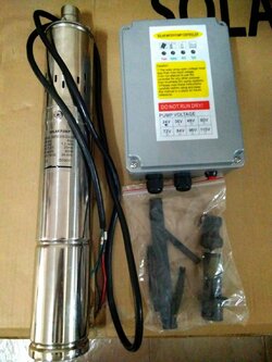 โซล่าปั๊ม (Solar Pump) ชนิด Submersible ขนาด 75SPS 1.0/30/D24/450