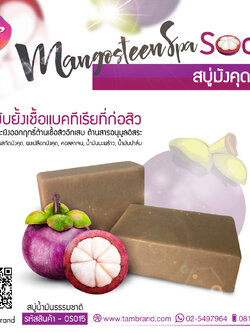 สบู่มังคุดสปา Mangosteen Spa soap 100 g.