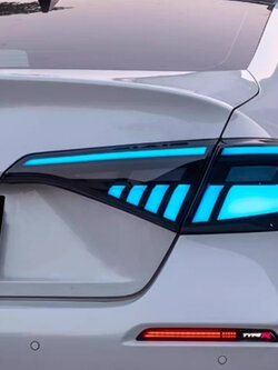 ไฟท้าย FULL LED CIVIC FE ทรง M1 RGB