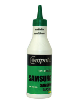 ผงหมึกเติม Samsung CLP-Y300A คอมพิวท์ Refill Toner (Yellow)