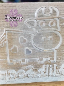 แสตมป์สบู่รูปวัว มีด้ามจับ 1 ชิ้น 007272