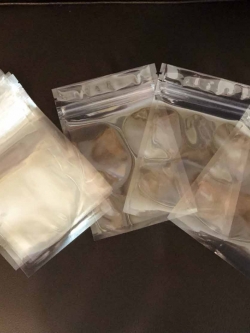 ซองซิปใสใส่สบู่ ขนาด 9*12 cm. 100 ชิ้น ไม่ขยายข้าง