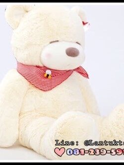 ตุ๊กตาหมีขาวหลับตา 120cm