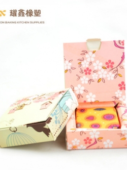 กล่องใส่สบู่กระดาษลายดอกไม้ 10 ชิ้น (4293)