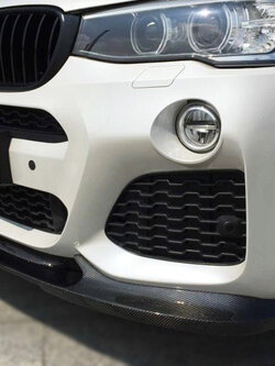 ลิ้นหน้าเพียวคาร์บอน ทรง MP X3 X4 ( F25 F26 )