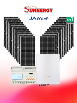 ชุดโซลาร์เซลล์ระบบออนกริด Sungrow ขนาด 15KW 3PH