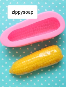 แม่พิมพ์สบู่ผลไม้ ข้าวโพด 110g 1 หลุม