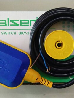 Float Switch 15A 250VAC, Length 3M. Model: UKY-2