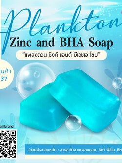 Plankton Zinc and BHA Soap - สบู่แพลงตอน ขนาด 70 g.