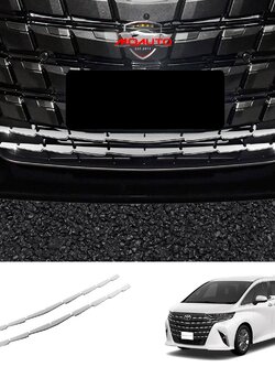 คิ้วกันชนหน้าล่างสแตนเลท ALPHARD 40