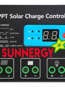 ตัวควบคุมการชาร์จแบตเตอรี่ แบบ MPPT ขนาด 20A 12/24V (Max Volt Input: 150V) SR-MT2420