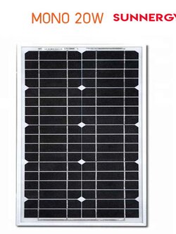 แผงโซล่าเซลล์ Mono 20W
