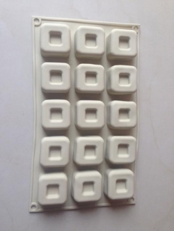 แม่พิมพ์ซิลิโคน รูปสี่เหลี่ยม 35g