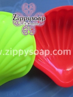 แม่พิมพ์ซิลิโคนหอยเชลล์ 5 ชิ้น 7*7*2cm 50g 001179
