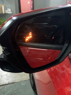 ชุดระบบช่วยเตือนมุมอับสายตาที่กระจกมองข้าง V1 (Blind Spot Monitor) CIVIC FK / FK MC