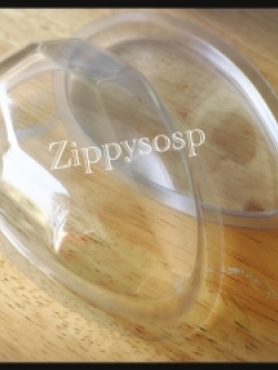 แม่พิมพ์พลาสติกเพชรหยดน้ำ 50g พร้อมฝา 100ชิ้น