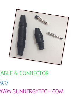 Cable & Connector (ตัวเชื่อมสายไฟ) แบบ MC3