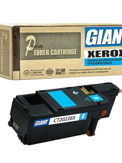 ตลับหมึกเลเซอร์สีน้ำเงิน GIANT Fuji Xerox (CT202265) CP115 / CP116 / CP225 Cyan (Toner Cartridge)