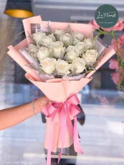 White Rose Bouquet