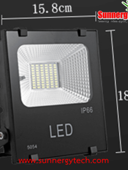 LED Solar flood light ขนาด 20W รุ่น STCLF-TYGS20W