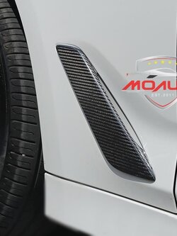 ครอบช่องระบายอากาศแก้มข้างเพียวคาร์บอน BMW G30