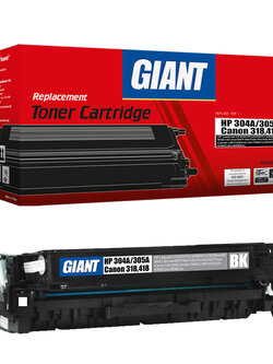 ตลับหมึกเลเซอร์สีดำ GIANT Canon 318 Black (Toner Cartridge)