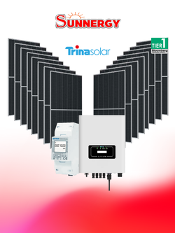 ชุดโซลาร์เซลล์ระบบออนกริด TMDA ขนาด 10KW 1PH