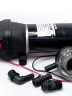 โซล่าปั๊ม ชนิดไดอะแฟรม (Diaphragm) ขนาด 17LPM 24VDC 5.6A 40PSI