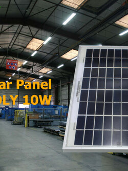 แผงโซล่าเซลล์โพลี 10W