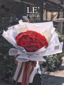 Improt Red Rose Bouquet (40 Rose)