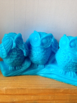 แม่พิมพ์ซิลิโคน นกฮูก 3d 90g