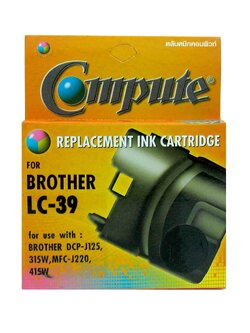 ตลับน้ำหมึกอิงค์เจ็ท คอมพิวท์ For BROTHER LC-39 (Black)