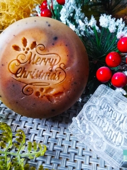 แสตมป์สบู่ Merry Christmas 002768
