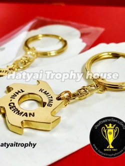 พวงกุญแจ ชุบทองแวว เปิดพิมพ์สั่งทำ