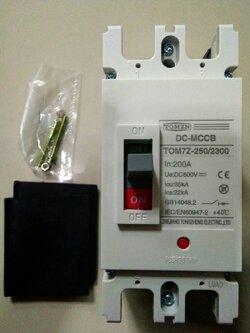 Breaker แบบ MCCB DC 200A 600V (TMZ)